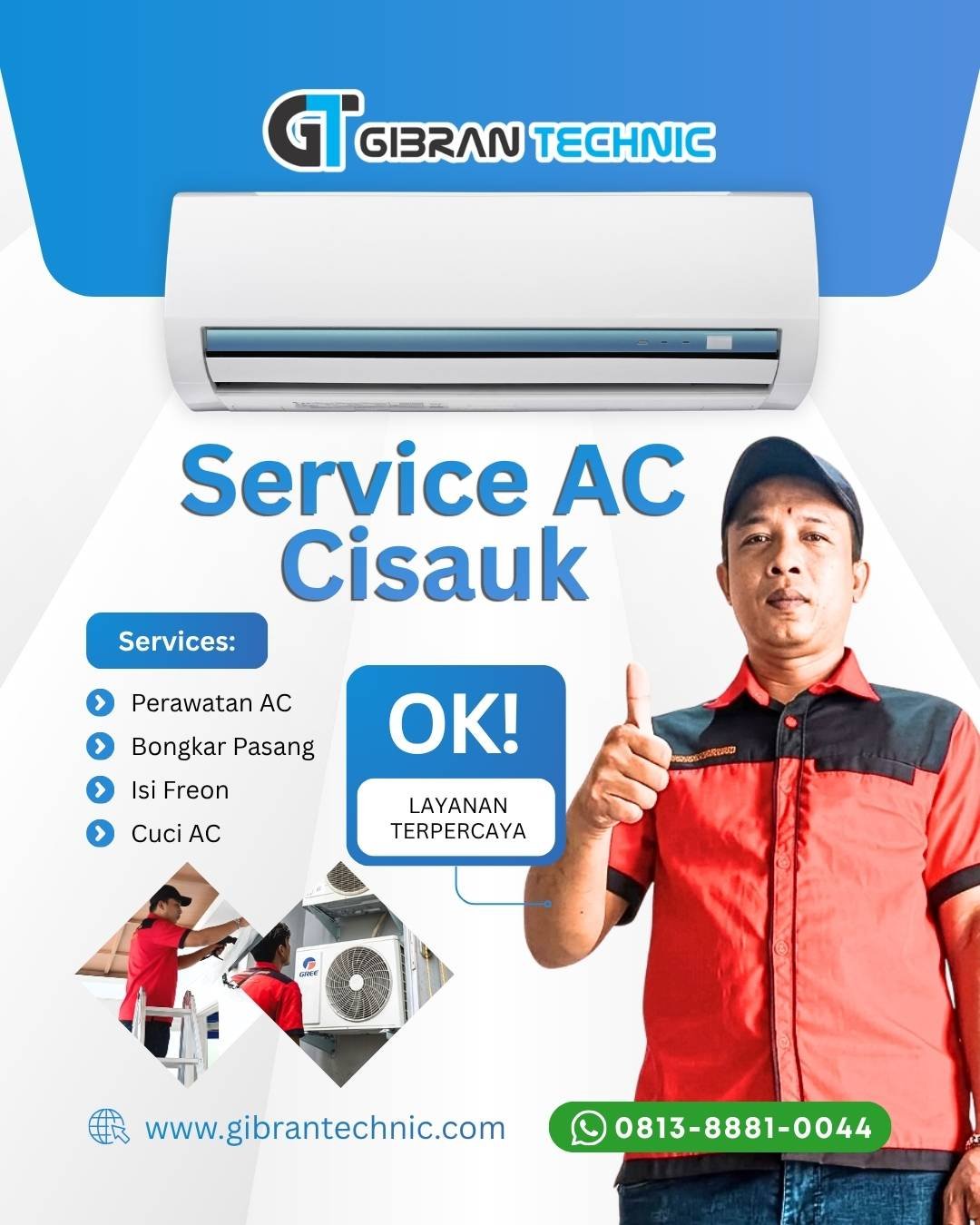 Service AC Cisauk Gibran Technic