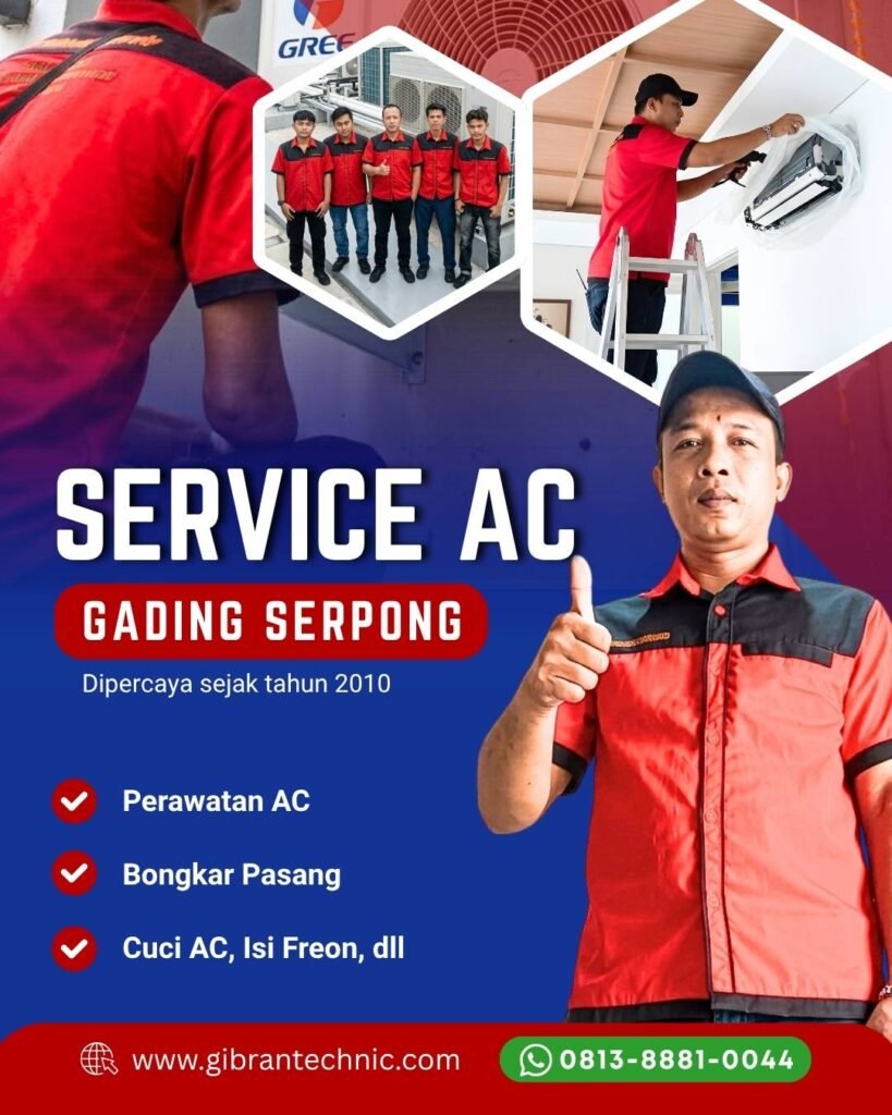 Service AC Gading Serpong Gibran Technic