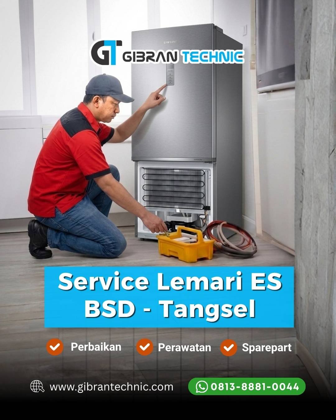 Service Lemari Es Kulkas BSD Gibran Technic