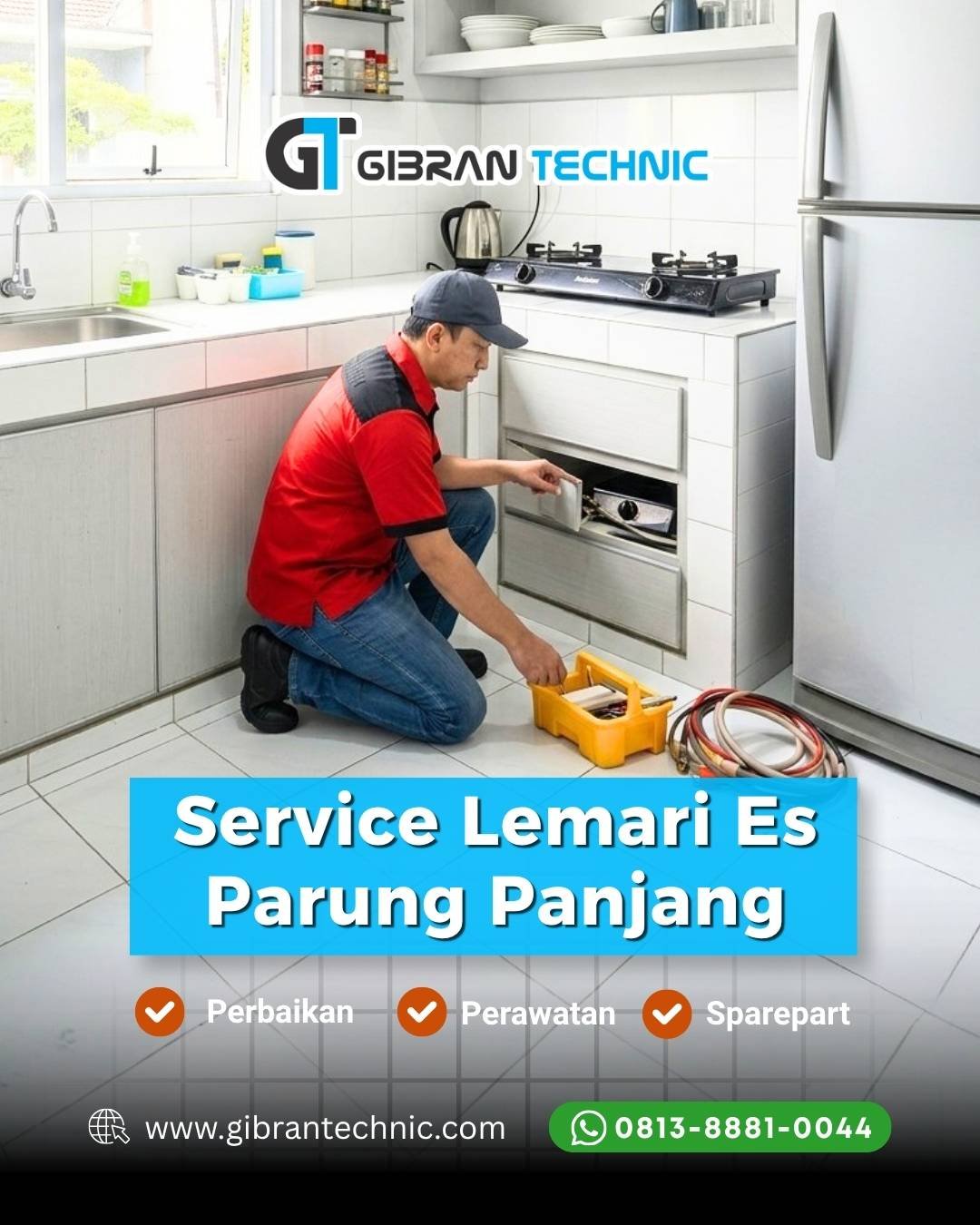 Service Lemari Es Kulkas Parung Panjang Gibran Technic