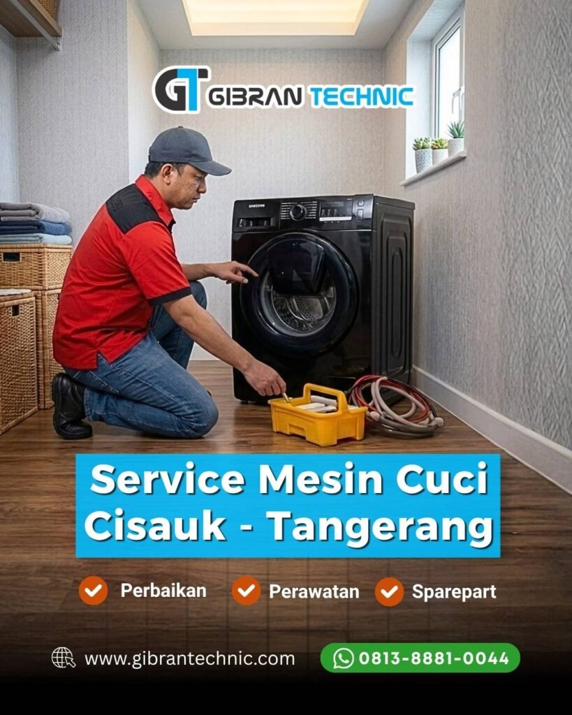 Service Mesin Cuci Cisauk Gibran Technic