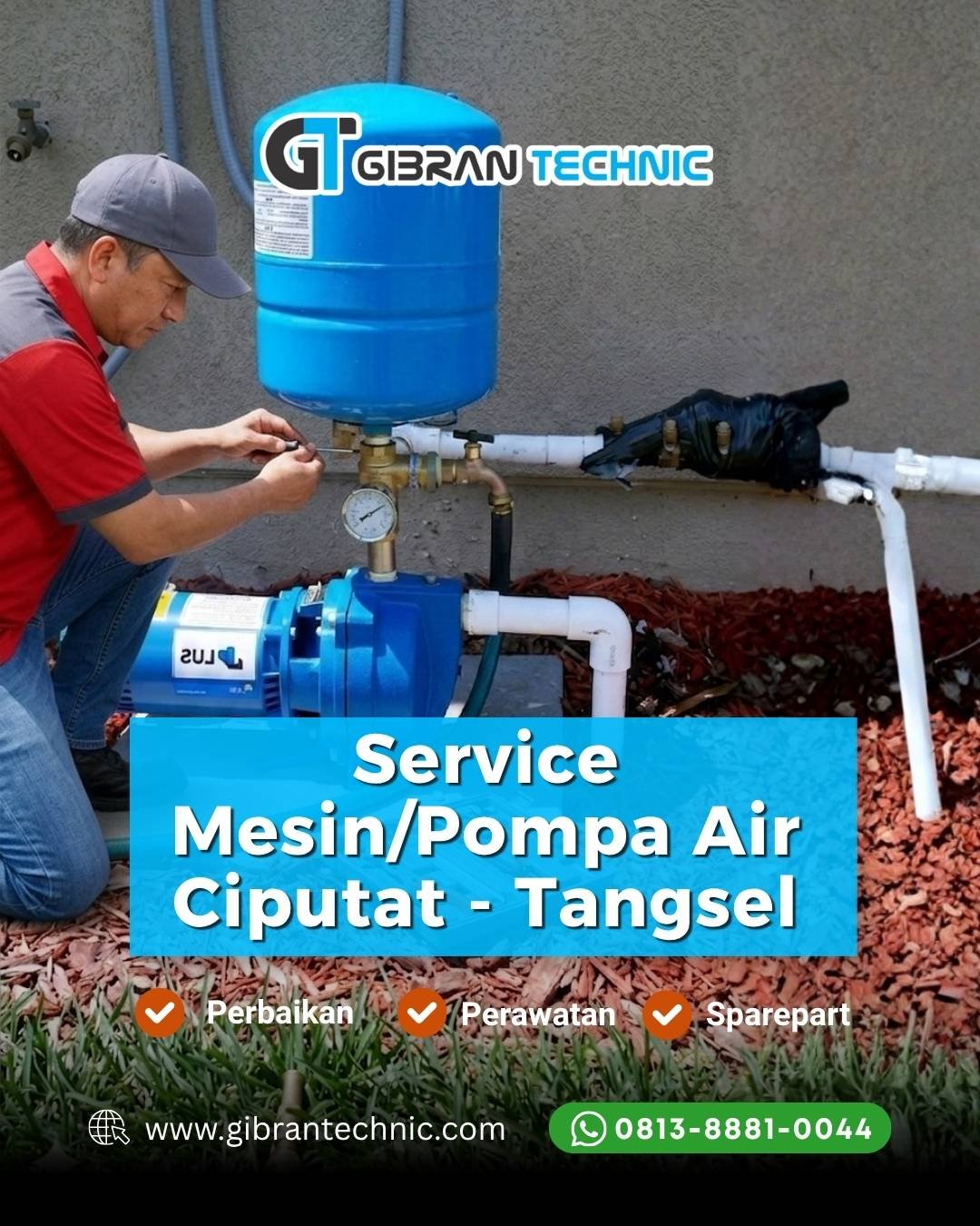 Service Mesin Pompa Air Ciputat