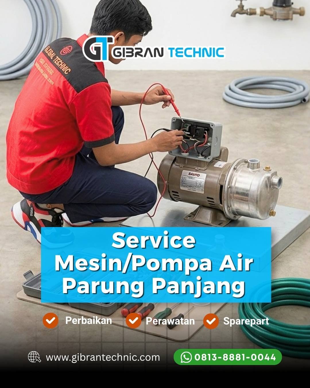Service Mesin Pompa Air Parung Panjang